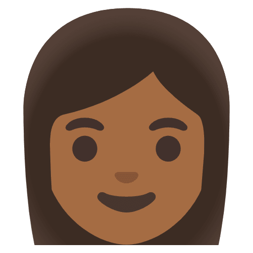 Woman Medium Dark Skin Tone Emoji from Noto Emoji Set