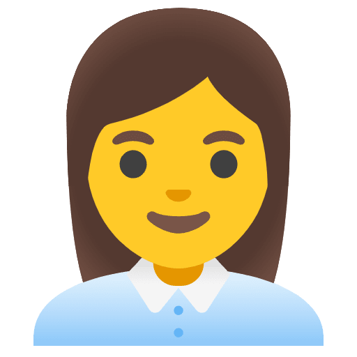 Woman Office Worker Emoji from Noto Emojis Set