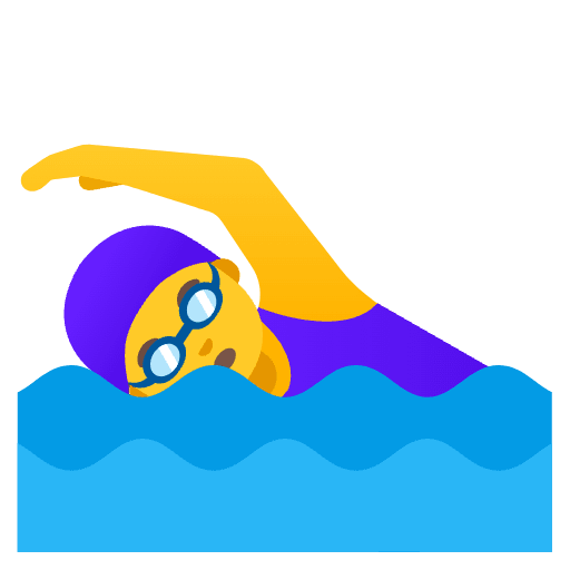 Woman Swimming Emoji from Noto Emojis Set