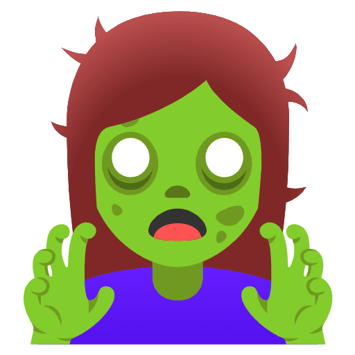 Woman Zombie Emoji from Noto Emojis Set