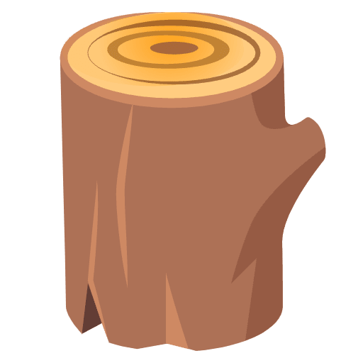 Wood Emoji from Noto Emojis Set