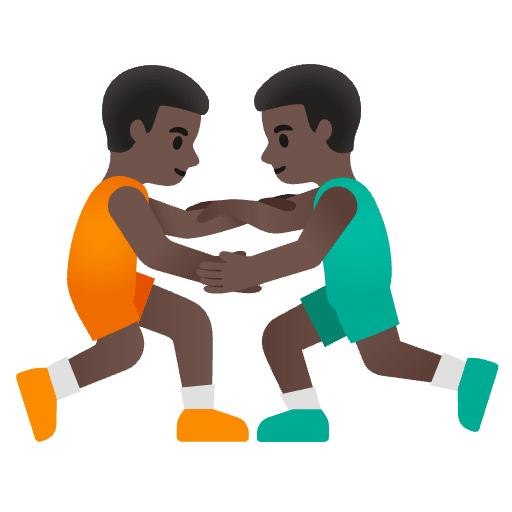 Wrestling Emoji Emoji from Noto Emojis Set