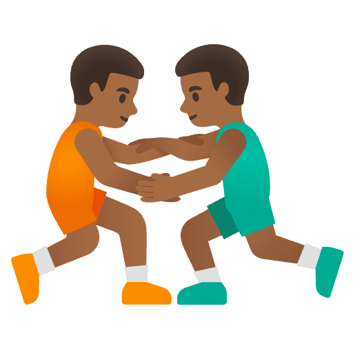 Wrestling Icon Emoji from Noto Emoji Set