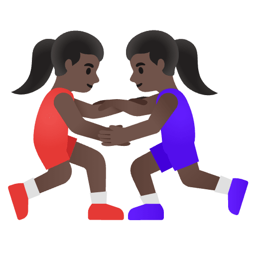 Wrestling Match Emoji from Noto Emojis Set
