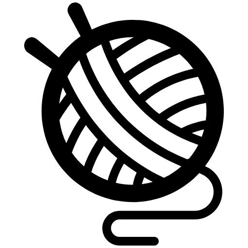 Yarn High Contrast Emoji from Fluent Emoji High Contrast Set