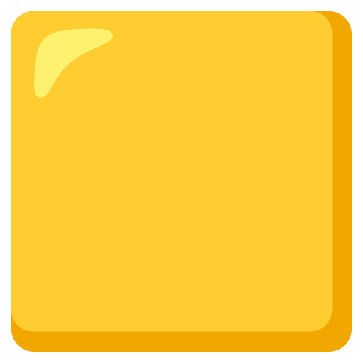 Yellow Square Element from Noto Emojis Set