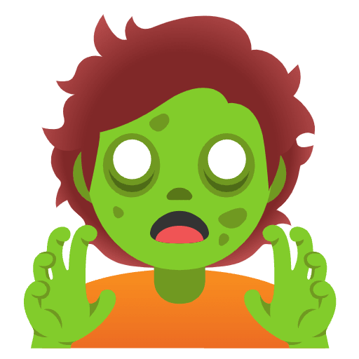 Zombie Emoji from Noto Emoji Set