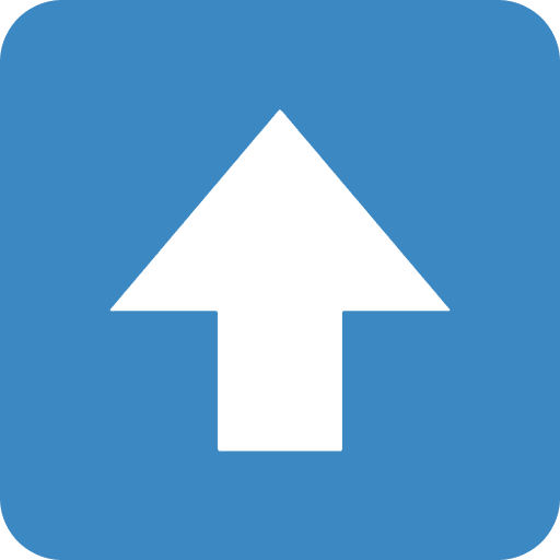 Up Arrow Emoji from Twemoji Emoji Set