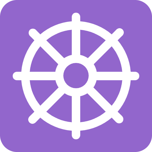 Wheel Of Dharma Emoji from Twemoji Set
