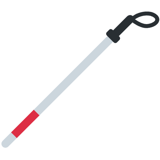 White Cane Element from Twemoji Emoji Set