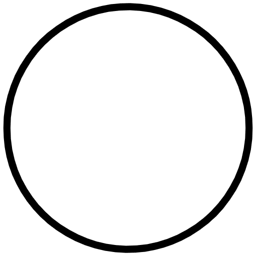 White Circle Element from OpenMoji Emoji Set