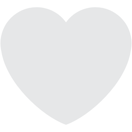 White Heart Emoji from Twemoji Set