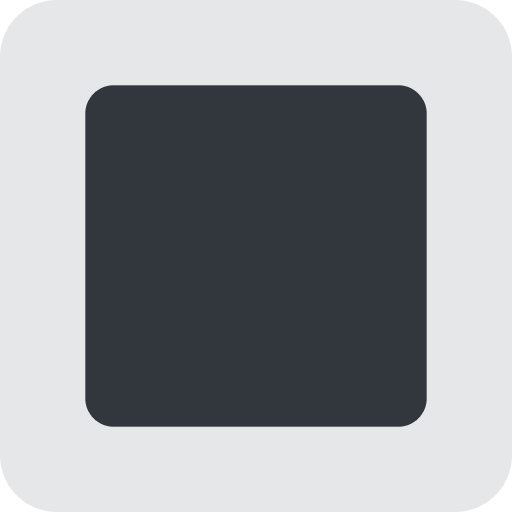 White Square Button Emoji from Twemoji Emoji Set