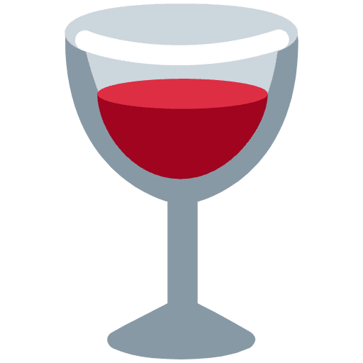 Wine Glass Emoji from Twemoji Emoji Set