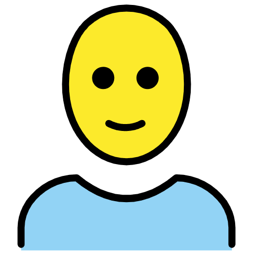 Woman Bald Element from OpenMoji Emoji Set