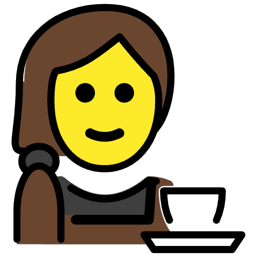 Woman Barista Emoji from OpenMoji Set