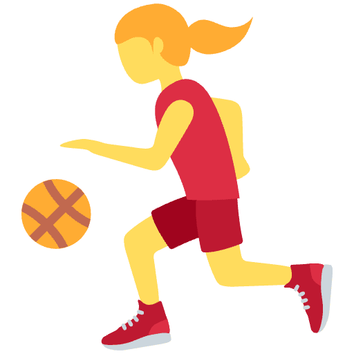 Woman Bouncing Ball Emoji from Twemoji Set