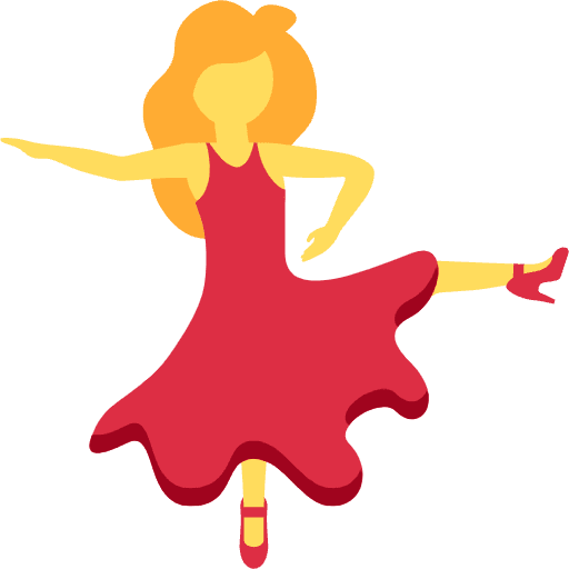 Woman Dancing Emoji from Twemoji Emoji Set