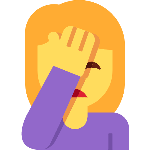 Woman Facepalming Emoji from Twemoji Set