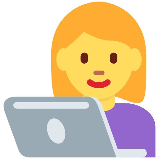 Woman Technologist Emoji from Twemoji Set