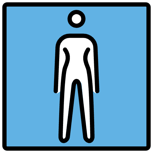 Women’s Room Emoji from OpenMoji Emoji Set
