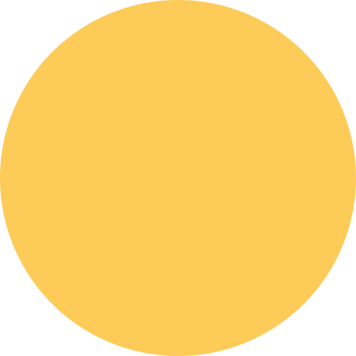 Yellow Circle Emoji from Twemoji Emoji Set