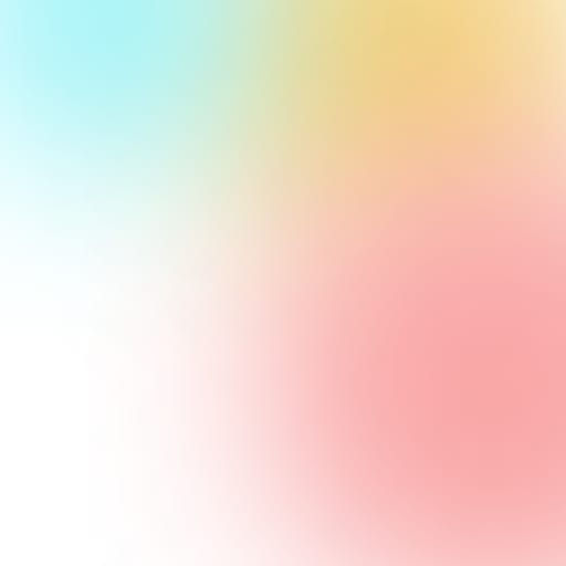 Blue Yellow Red Blurry Ellipses Element from Gradient Backgrounds Set