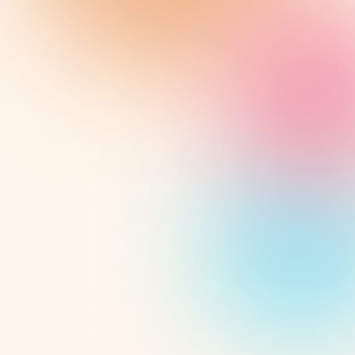 Orange Red Blue Blurry Ellipses Element from Gradient Backgrounds Set