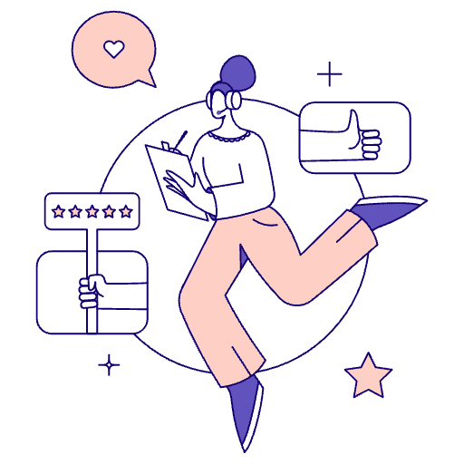 Listening Feedback Illustration from Bangalore - Free Set
