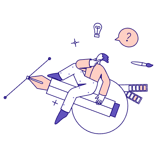 Design Thinking Illustration from Bangalore - Free Set