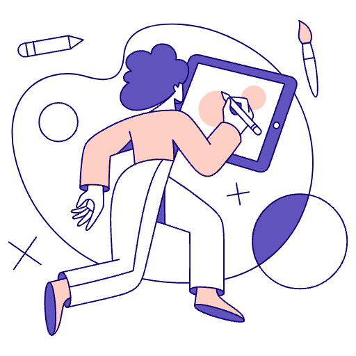 Illustrator Drawing With Ipad Illustration from Bangalore - Free Set