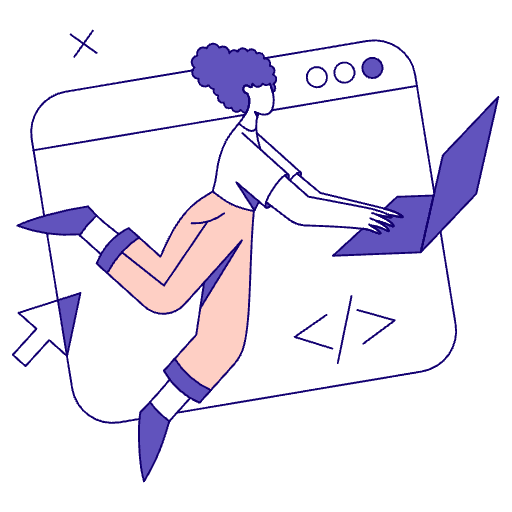 Coding Illustration from Bangalore - Free Set