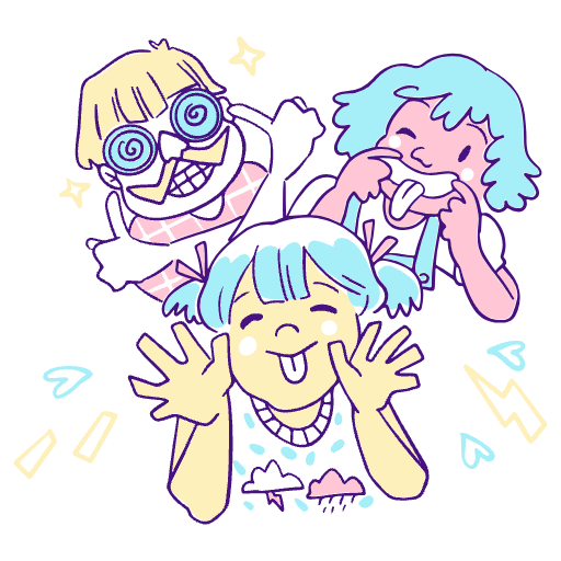 Being Silly Crazy Illustration from Free illustrations Set