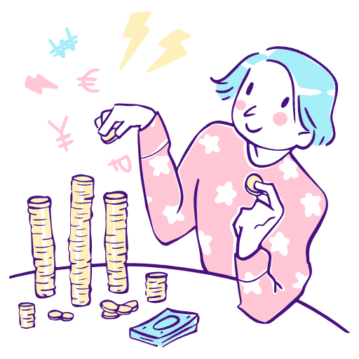 Currencies Illustration from Free illustrations Set