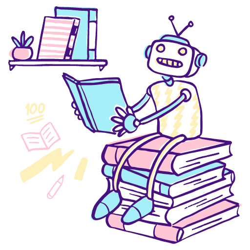 Machine Learning Illustration from Free illustrations Set
