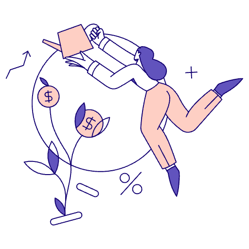 Investing Illustration from Bangalore - Free Set