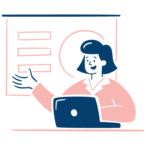 Business Presentation 1 Illustration from Free illustrations Set