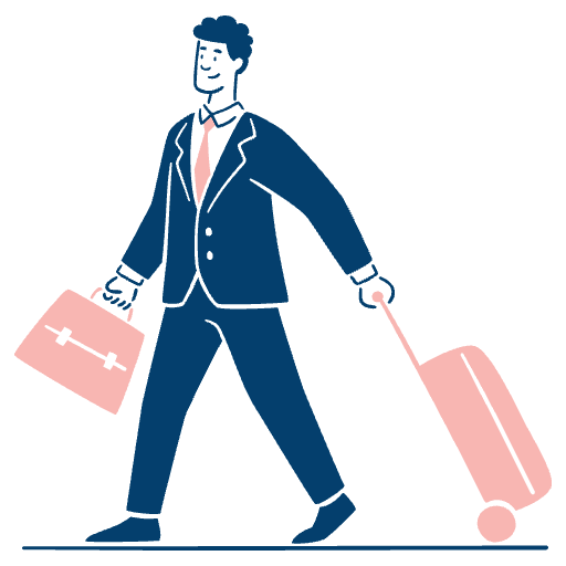 Business Trip 2 Illustration from Free illustrations Set
