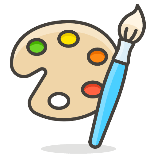 Artist Palette Emoji from Emoji - Free Set