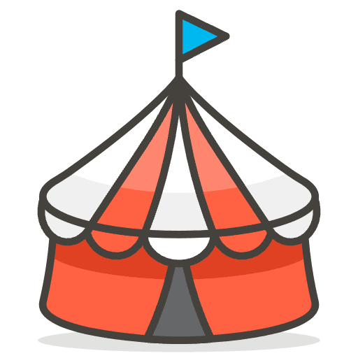 Circus Tent Element from Emoji - Free Set