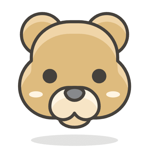 Bear Face Emoji from Emoji - Free Set