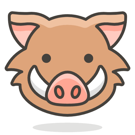 Boar 1 Emoji from Emoji - Free Set