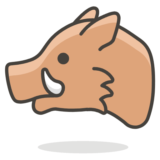 Boar 2 Emoji from Emoji - Free Set