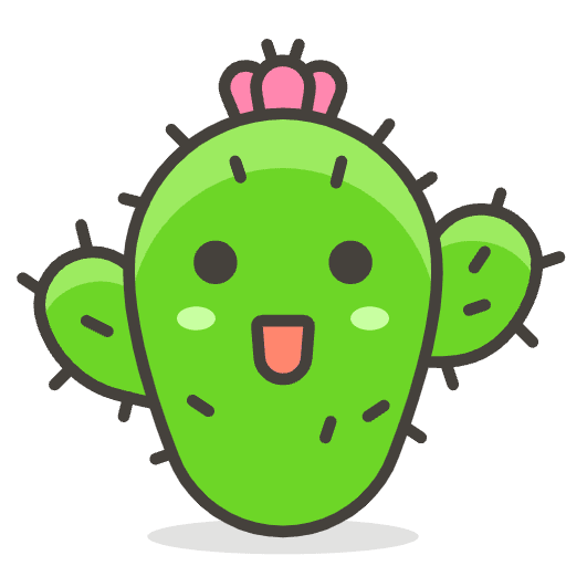 Cactus 2 Emoji from Emoji - Free Set