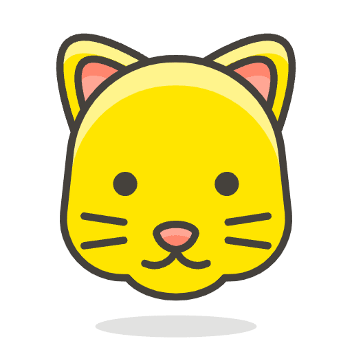 Cat Face Emoji from Emoji - Free Set