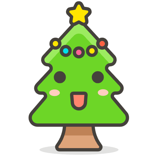Christmas Tree Emoji from Emoji - Free Set