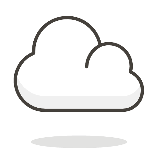 Cloud 1 Emoji from Emoji - Free Set