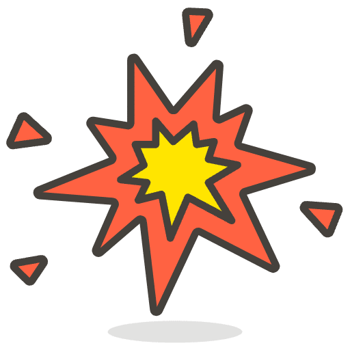 Collision Emoji from Emoji - Free Set