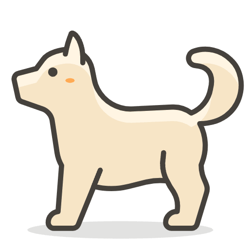 Dog Element from Emoji - Free Set