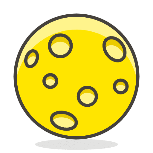 Full Moon Emoji from Emoji - Free Set